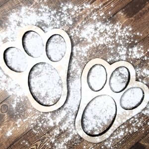 Easter Bunny Pawprint Stencils