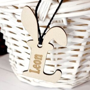 Bunny Ear Alphabet Tag