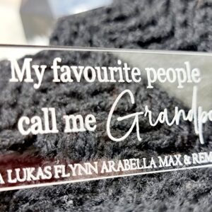 My favourite people keyring