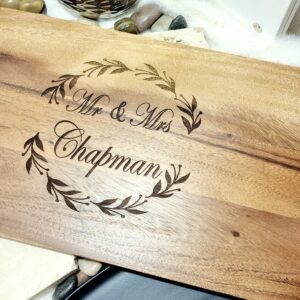 Cutting Board - Mr & Mrs Round Design
