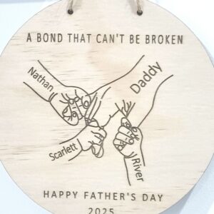 Round Plaque - bond that can't be broken