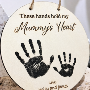 Round Plaque - Mummy's Heart